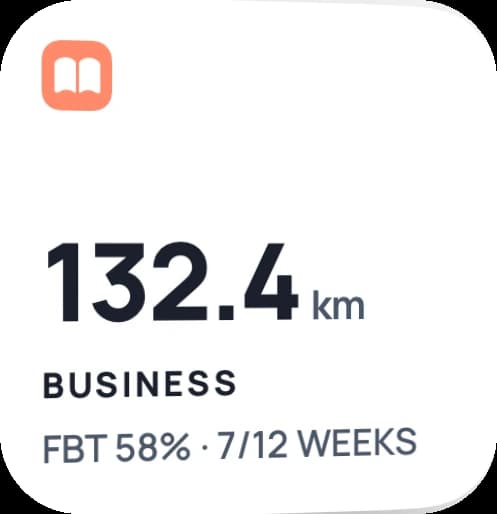 Axlerun logbook summary home-screen widget